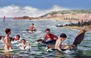 A tub race