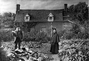 Images Dated 10th February 2012: Tudor Cottage vegetable garden, Walton, Essex