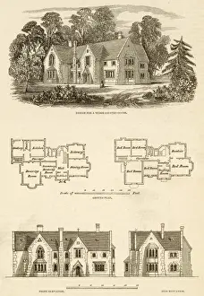 Elevation Prints: Tudor Country House