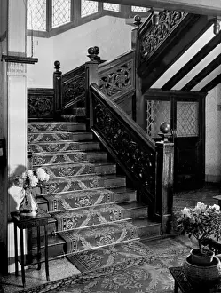 Stair Case Prints: Tudor Staircase