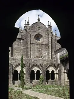 Tuis Cathedral. Galicia. Spain
