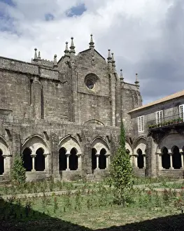 Tuis Cathedral. Galicia. Spain