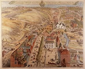1719 Collection: Tunbridge Wells, Kent: an aerial view Date: 1719