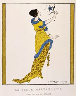 Tasseled Prints: Tunic Dress / Doucet 1914
