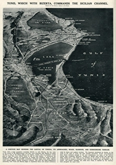 Terrain Collection: Tunis commanding Sicilian Channel by G. H. Davis