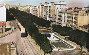 Tunis, Tunisia - Town View - Avenue Jules-Ferry