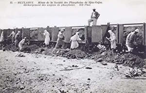 Mines Prints: Tunisia - Metlaoui - Phosphate Society Mines of Sfax-Gafsa