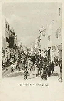 Sfax Prints: Tunisia, North Africa - Sfax - Rue de la Republic