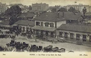 Tunisia, North Africa - Tunis - South Railway Station