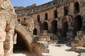 Amphitheater Collection: Tunisia. Roman Art. Amphitheatre of Djem