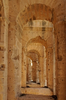 Amphitheater Collection: Tunisia. Roman Art. Amphitheatre of Djem. Gallery