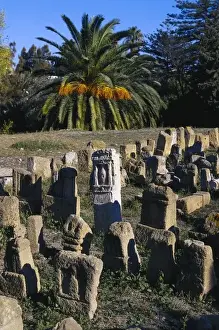 Carthaginian Prints: TUNISIA. TUNIS. Carthage. Punic pillars, funerary