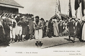 Tunisia - Wrestler at Aissaoua Tunisia - Wrestler at Aissaoua