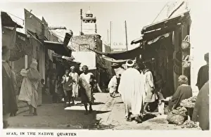 Vege Table Prints: Tunisian Street Scene - Sfax