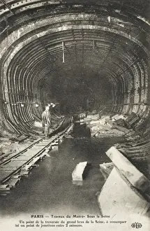Seine Prints: Tunnel for the Paris Metro - Seine