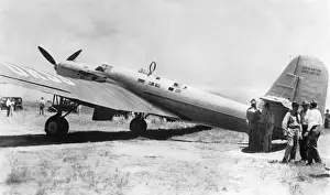 Tupolev Ant-25 Parked in a Grass Cow Pasture Near San Ja?