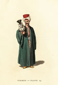 Regency Era Prints: Turban bearer to the Grand Signior or Sultan