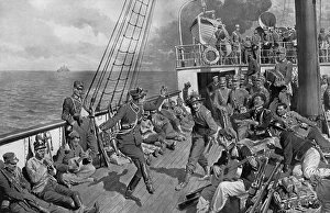Amusements Gallery: Turco-Italian War - on the way to Tripoli by Matania