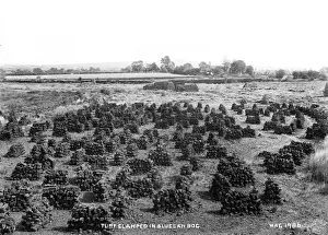 Turf Clamped in Sluggan Bog