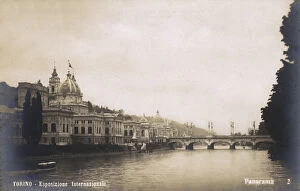 Pavilions Gallery: The Turin Exposition 1911 - Monumental Bridge over River Po