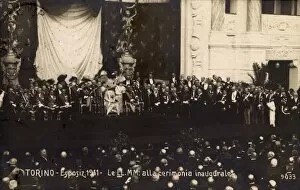Vittorio Collection: The Turin Exposition of 1911 - Opening Ceremony