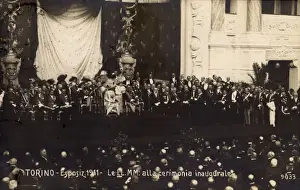 Emanuele Prints: The Turin Exposition of 1911 - Opening Ceremony