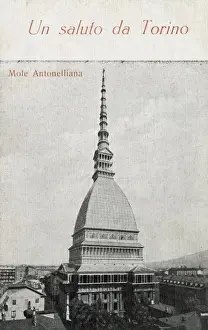 Synagogue Prints: Turin, Italy - the Mole Antonelliana