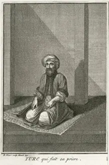 1731 Prints: Turk at Prayer