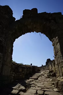 Turkey, Antalya east, Aspendos, Akropolis