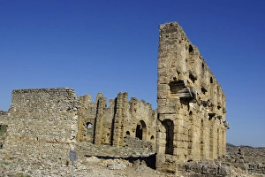 Images Dated 2nd October 2015: Turkey, Antalya east, Aspendos, Akropolis