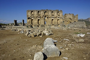 Images Dated 2nd October 2015: Turkey, Antalya east, Aspendos, Akropolis