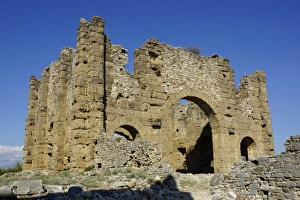 Images Dated 2nd October 2015: Turkey, Antalya east, Aspendos, Akropolis