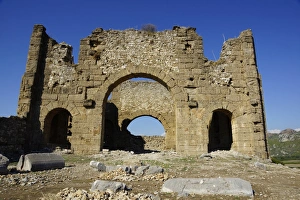Images Dated 2nd October 2015: Turkey, Antalya east, Aspendos, Akropolis