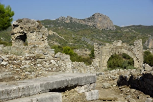 Images Dated 2nd October 2015: Turkey, Antalya east, Aspendos, Akropolis