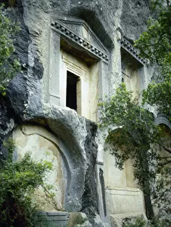 Antalya Gallery: Turkey. Asia Minor. Termessos. Necropolis. Rock-cut tombs