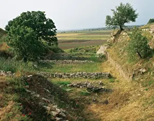 Minor Prints: Turkey. Asia Minor. Troy. Ruins to Troy I (3000-2600 BC)
