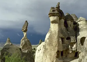 Turkey. Cappadocia. Pasabaglari. Monks Valley. Fairy chimne