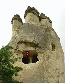 Turkey. Cappadocia. Pasabaglari. Monks Valley. Cave house
