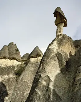 Turkey. Cappadocia. Pasabaglari. Monks Valley. Fairy chimne