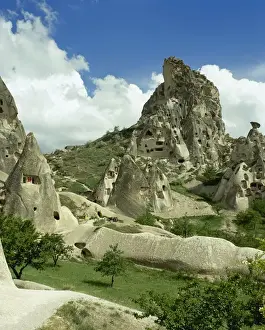 Turkey. Cappadocia. Uchisar. Cave house