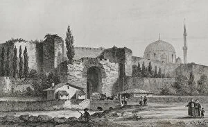 Images Dated 28th February 2020: Turkey. Constantinople - The Gate of Charisius