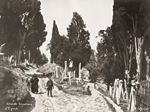 Archiecture Prints: Turkey, Constantinople, Istanbul - The Eyüp Cemetery