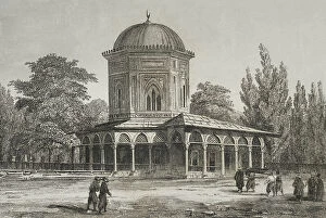 Images Dated 28th February 2020: Turkey, Constantinople. Mausoleum of Suleymaniye I