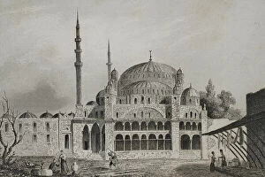 Images Dated 28th February 2020: Turkey. Constantinople. The Mosque of the Valide Sultan