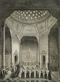 Cleanliness Collection: Turkey. Constantinople. Ottoman era. The Sultan's bath