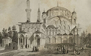 Ottomans Collection: Turkey. Constantinople. Selim I Mosque, 16th century