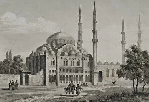 Images Dated 28th February 2020: Turkey. Constantinople. The Suleymaniye Mosque (1550-1557)