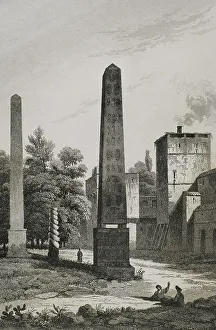 Images Dated 28th February 2020: Turkey. Constantinople (today Istanbul). Hippodrome ruins