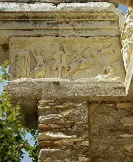 Turkey. Ephesus. Temple of Hadrian. 2nd century. Frieze rel