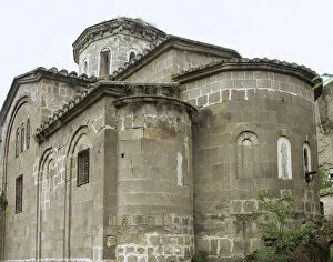 Anatolia Gallery: Turkey. Guzelyurt. Apses of the Greek Orthodox church of Sai